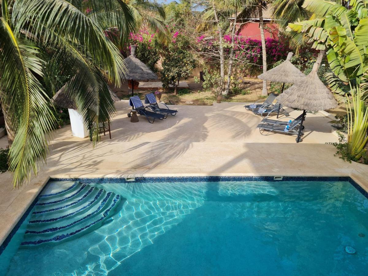 Bed and Breakfast Le Souimanga Bleu Saly Exterior foto