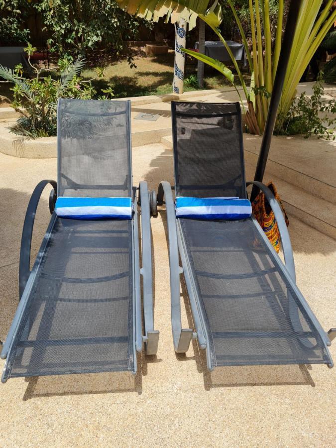 Bed and Breakfast Le Souimanga Bleu Saly Exterior foto