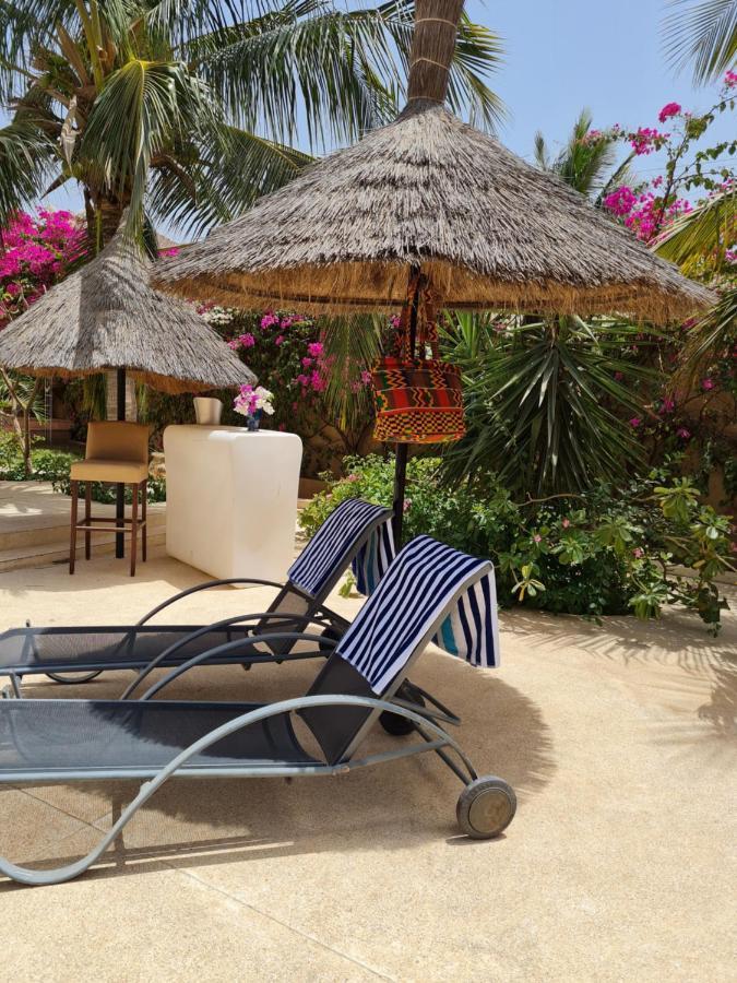 Bed and Breakfast Le Souimanga Bleu Saly Exterior foto